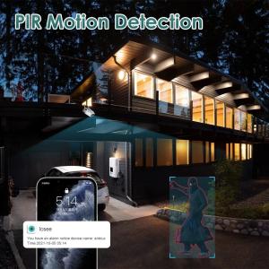 Security Camera WiFi HD 4MP Battery Motion 62PIR CCTV IP66