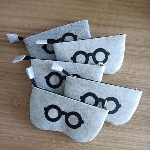 Buy cheap Small Irregular Shape Felt Glasses Pouch Good Protective Properties from wholesalers