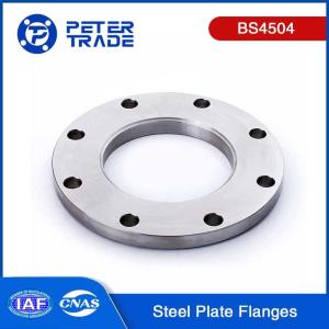 Buy cheap BS4504 CODE101 PN2.5 Carbon Steel Plate Flange PL RF Raised Face DN10 To DN2000 for Heating Industry from wholesalers