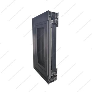 Buy cheap Double Glazed Aluminum Folding Window Tempered Impact Resistant Commercial Profile from wholesalers