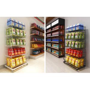 Buy cheap Candy Bread Biscuit Potato Chip Stand Snack Metal Display Racks from wholesalers