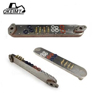 Buy cheap 6D14 6D15 6D16 Excavator Engine Spare Parts 4P Oil Cooler core For ME034561 from wholesalers