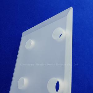 Buy cheap Customize Frosted Thick Wall Square Sheet Quartz Cutting Punch Plate from wholesalers
