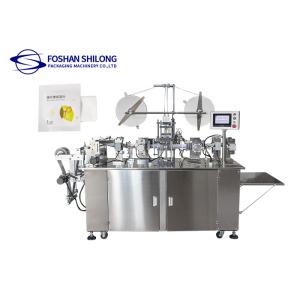 Buy cheap Single Disinfect Alcohol Swab Making Machine Four Side Seal 30mm*30mm from wholesalers
