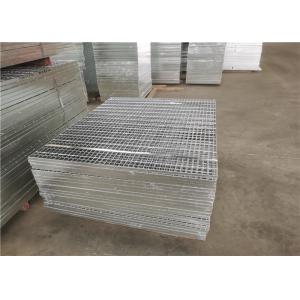 Buy cheap Hot Dip Galvanized Mild Steel Grating Platform Explosion Proof from wholesalers