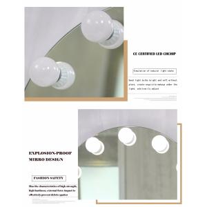 Diameter 62cm Led MakeUp Mirror With Bluetooth Playing Function