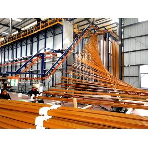 Buy cheap CE-Certified High-Efficiency Aluminum Profile Vertical Powder Coating Line from wholesalers