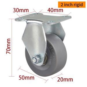 Buy cheap 35kg 2 Inch Swivel Caster Wheels Mini 50mm Castor Wheels 262P-56 from wholesalers