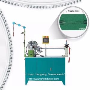 Buy cheap Auto Nylon Zipper Machine with 1.5–3.0 kW Motor Power for 4.5cm to 30cm Zipper Length and 3500pcs/18cm/H Output from wholesalers