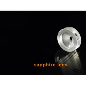 Buy cheap Fan Shaped Polished / Unpolished Sapphire Lens Glasses Al2O3 Single Crystal from wholesalers