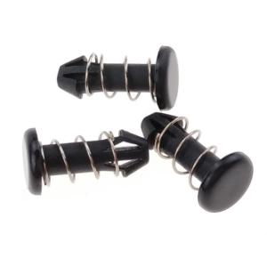 Computer Black plastic Nylon Spring Rivets With Metal Spring