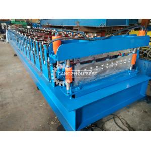 Buy cheap Metal Roll Forming Roofing Sheet Machine PPGI / GI Material With PLC Control from wholesalers