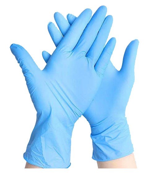 Quality FDA 510K EN455 Disposable Nitrile Powder Free Examination Gloves for sale