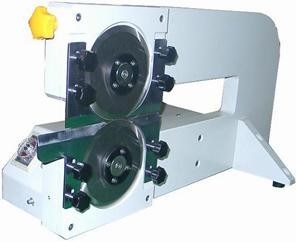 Motorized PCB Depaneling Machine with 2 Circular Blades
