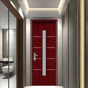 Moistureproof Weather Resistance WPC Hollow Door Hinged Installation Method