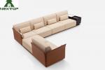 Buy cheap Modern Interior L Shape Sofa Set Luxury Leather Hotel Lobby Office Area from wholesalers