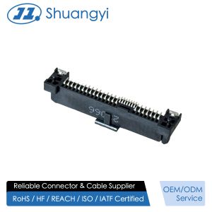 Buy cheap SAS 29Pin SMT Female PCB Connector 1.27mm Pitch, 30U Gold Electronic Signal Terminal Connector for Server, Automotive & Power Transmission Wire Cable Customization from wholesalers