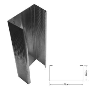 Buy cheap Flame Retardant Galvanized Steel Studs , Galvanised Steel C Channel Shockproof from wholesalers