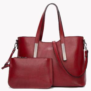 Buy cheap Retro Ladies PU Leather Tote Bag And Purse Set from wholesalers