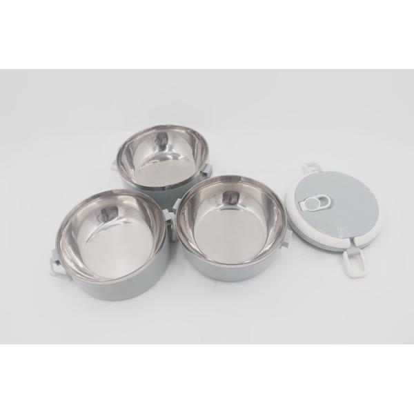 Buy cheap 3 Layers 2.1L Tableware leakproof sealed lunch box plastic dinner container for picnic from wholesalers