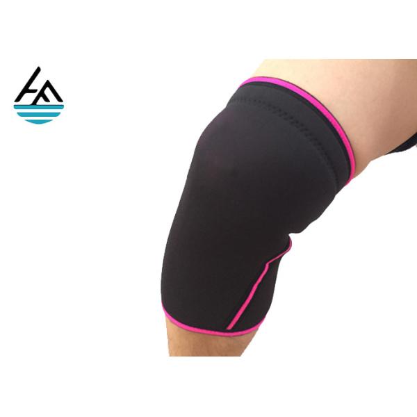 Quality Waterproof Custom Neoprene Knee Sleeve With Protective Belt Digital Printing for sale