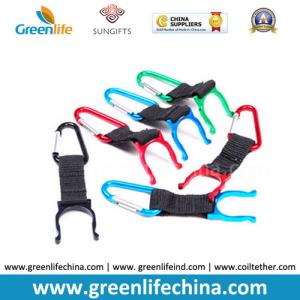 Carabiner with belt key chain, custom logo printing key chain