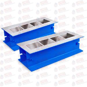 Buy cheap Steel Mortar Cube Mould 150x150x150mm 4 Gang Cement Cube Molds from wholesalers