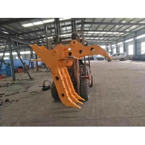 Buy cheap Construction Hydraulic Mechanical excavator brush grapple For Grabbing Export Wooden Pallet from wholesalers