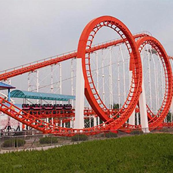 Buy cheap Thrilling Amusement Park Roller Coaster , Five Rings Funny Roller Coaster from wholesalers