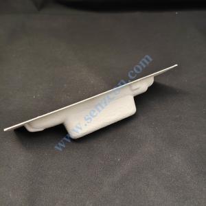 Buy cheap Factory-customized white pulp-molded base for voice recorders, embedded with anti-drop and anti-vibration plant fibers, suitable for wet pressing and dry pressing. from wholesalers