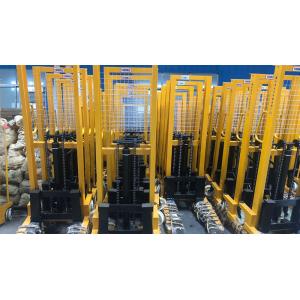 Buy cheap C-shaped steel 2ton manual stacker hydraulic stacking forklift with CE certificate from wholesalers