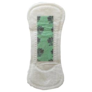 SAP Fluff Pulp Cotton Panty Liner Mesh Top Sheet 360 Degree Tightly Wrapped