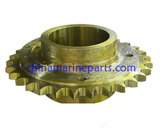 Quality Pouring lead low-speed marine diesel engine spare parts MAN sprocket S35 ~ S90 G50 ~ G90 for sale