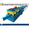 0.8 - 1.2mm Aluminium Steel Ridge Cap Roll Forming Machine With 10 - 15 m/min Working Speed for sale