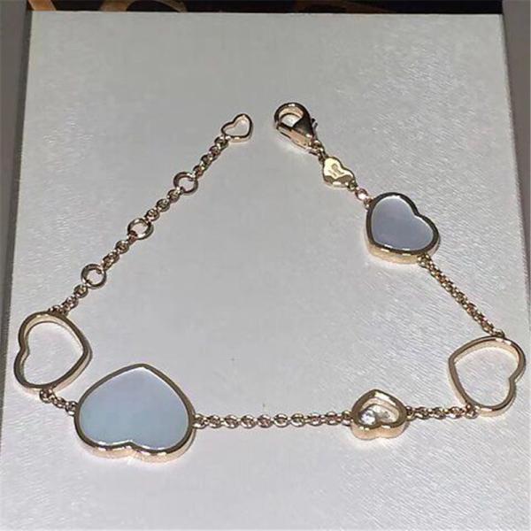 Quality Chopard  diamonds of love bracelet 18kt gold  with yellow gold or white gold for sale