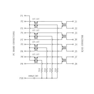 Buy cheap HR901130A RJ45 With Integrated 10/100BT Magnetics THT Shielded LPJG0806DNL from wholesalers