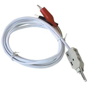 Buy cheap LSA test plug to alligator clip  2-pole test cord 1.5m from wholesalers