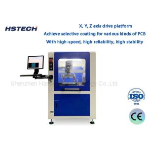 Buy cheap X, Y, Z Axis Drive Platform High-Speed High Reliability High Stability 3Axis Selective Coating Machine from wholesalers
