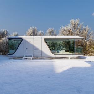 Ecocapsule Tiny House Office And Residential Space Capsule With Balcony High End
