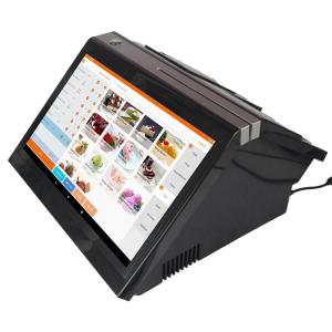 Buy cheap Design 14" Capacitive Touch Panel Android Terminal Checkout Counters with 80mm Printer from wholesalers
