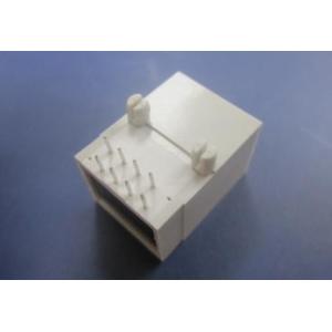 Buy cheap PCB Mounting Plastic RJ45 Lan Jack Ethernet Connector 10/100 BASE-TX from wholesalers