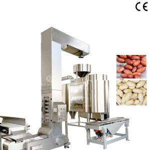 Buy cheap Fully Automatic Feeding and Discharging Nut Blanching Machine with PLC Control System and Air-Peeling Technology for No Damage or Scratches from wholesalers