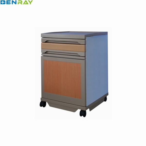 Quality Hospital Medical Bed Side  Cabinet Locker  With Towel Hanger for sale