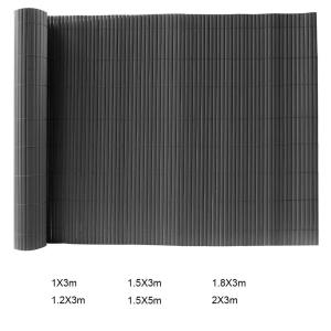 Buy cheap 1M*3M PVC Vinyl Fence Roll UV Resistant Artificial Bamboo Roll For Garden from wholesalers