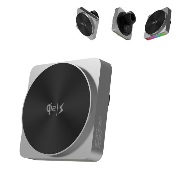 Buy cheap Ultra-Thin Design QI2 Wireless Charging Stand For Cars With High-End Metal Material And Black Technology Sound Pickup Function from wholesalers