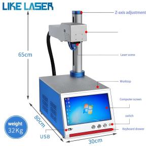Buy cheap Garment Shops LIKE-F-ILM-001 Fiber Laser Marking Machine Plastic Engraving and Cutting from wholesalers