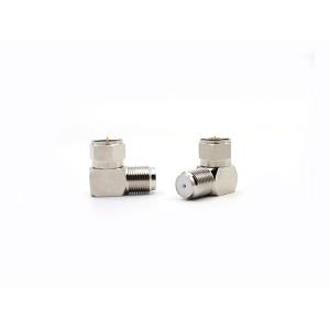 Buy cheap RF Adapter F Male to Female Right Angle from wholesalers