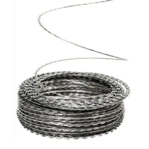 Factory Price Electro Galvanized Razor Barbed Wire Fence Security Concertina