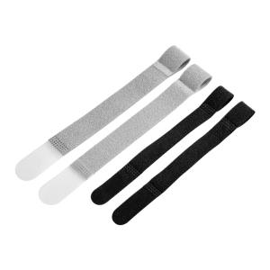 Buy cheap Black Back To Back Hook And Loop P Shaped Hook And Loop Tape For Data Cable And Computer Cable from wholesalers