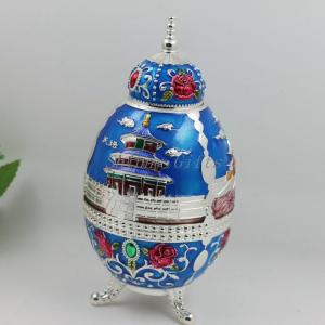 Buy cheap Shinny Gifts Enamel Handmade China Traditional Metal Toothpick Holder from wholesalers